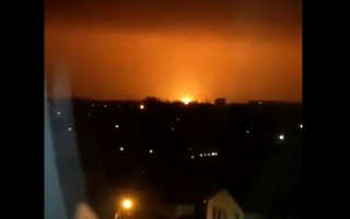В Луганске прогремел взрыв, горит газопровод: видео