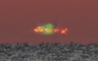 В Одессе зафиксировали редкое явление над морем