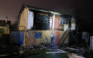В пожаре под Киевом погибли двое человек