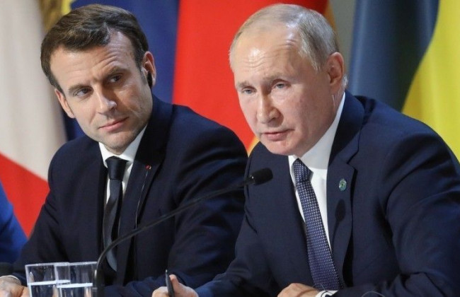 Макрон и Путин планируют договориться о прекращении огня на Донбассе
