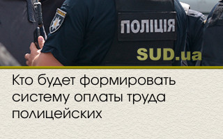 Кто будет формировать систему оплаты труда полицейских