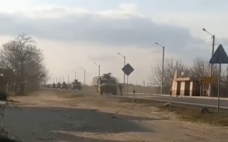Украинец голыми руками останавливал колонну техники российских войск: видео