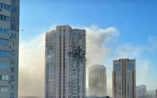 Появилось видео с камер внутри одной из квартир в доме на Лобановского