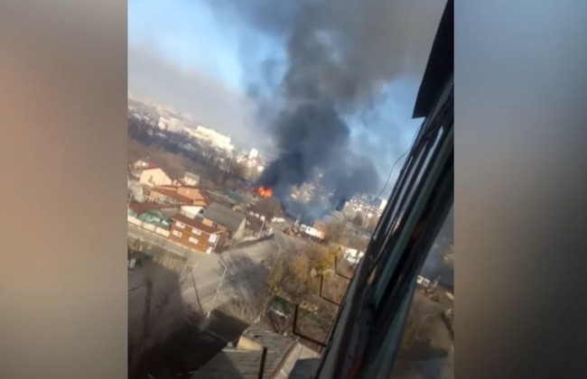 Ситуация в Ирпене: появилось видео последствий обстрела жилых домов