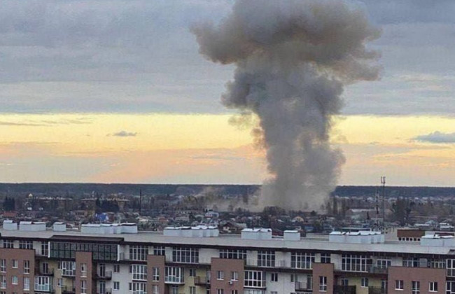 Госспецсвязь: По Житомиру нанесли ракетные удары из Беларуси: видео