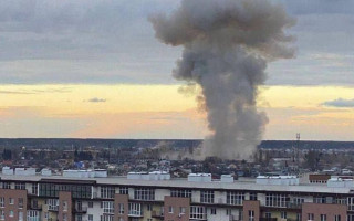 Госспецсвязь: По Житомиру нанесли ракетные удары из Беларуси: видео