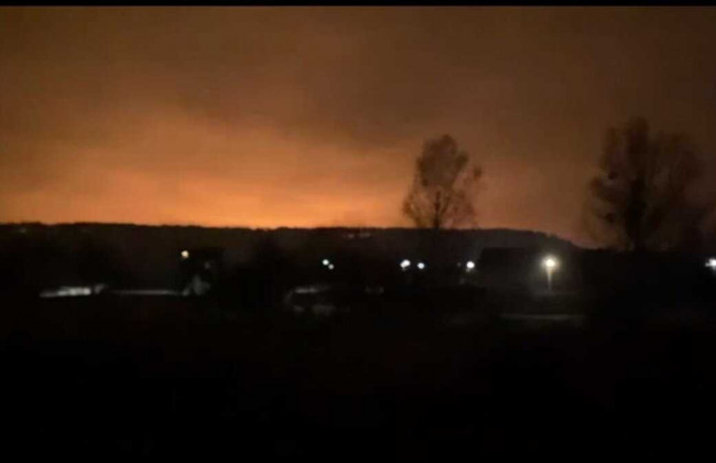 В Киеве раздался мощный взрыв в районе железнодорожного вокзала