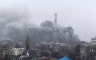 В Лисичанске российские войска нанесли удар по телевышке