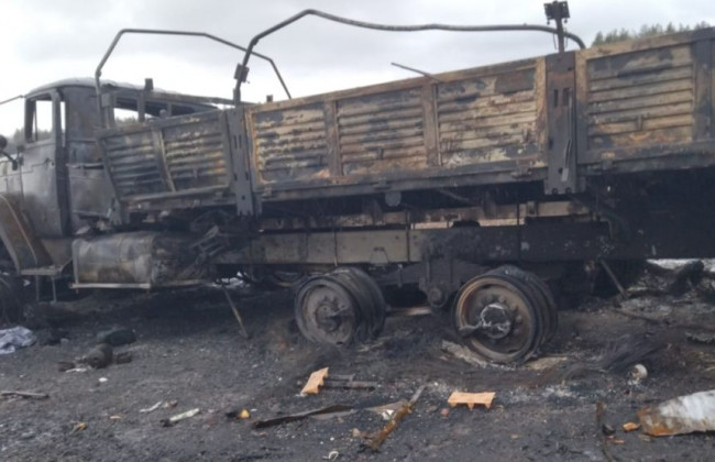 Шли в наступление, а попали в «мясорубку»: ВСУ уничтожили колону оккупантов, фото