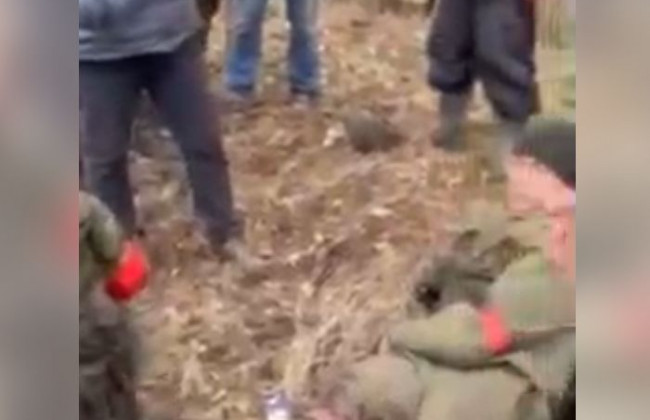 Под Полтавой лесники поймали бежавших оккупантов, видео