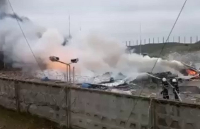Николаевская область подверглась авиаудару: Очаков в огне, видео
