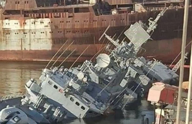 Фрегат «Гетман Сагайдачный» затопили, чтобы он не достался врагу