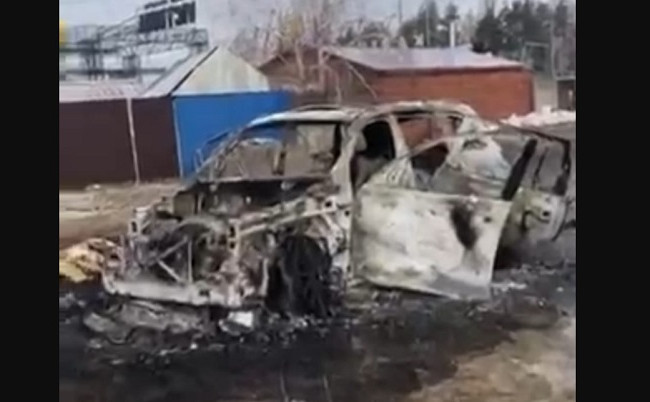 Под Киевом расстреляли из танковых пулеметов автомобиль с гражданскими