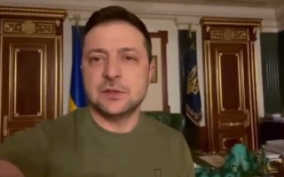 Зеленский записал видео из Офиса Президента в Киеве