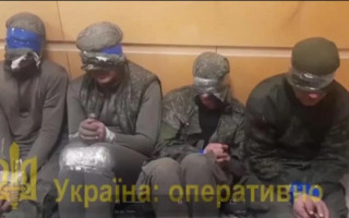 Квартет пленных военных РФ исполнил гимн Украины: видео