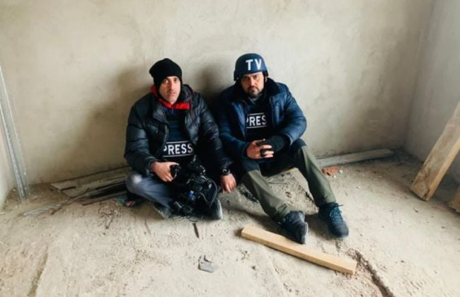 Иностранный журналист просит помочь эвакуировать его съемочную группу из Ирпеня