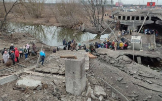 Из Ирпеня за день эвакуировали около 2 тысяч человек