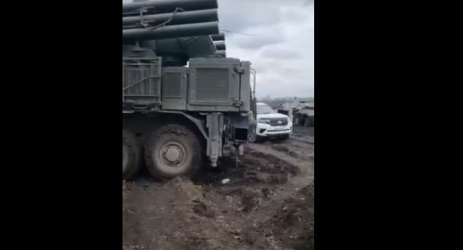 Появилось видео уничтоженной под Николаевом техники РФ