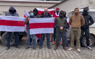 Білоруські добровольці вирушають воювати за Україну: відео