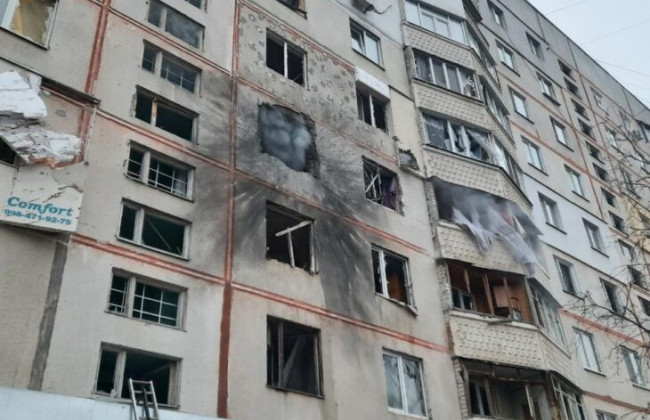 В Харькове разбомбили здания, пережившие войну с Гитлером
