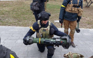 Территориальная оборона Киева устроила обучение: фото