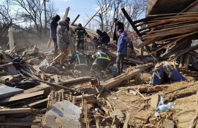 Авиаудар по частным домам под Житомиром: количество жертв увеличилось