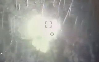 «Байрактар» уничтожил «Ураган» оккупантов: эффектное видео