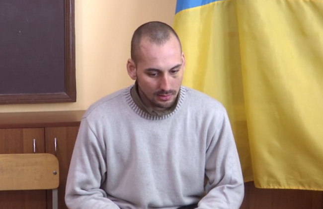 Пленный оккупант признался, что за дезертирство им угрожали расстрелом: видео допроса