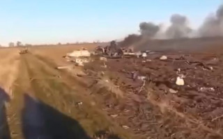 Под Херсоном ВСУ сбили два вертолета оккупантов, видео