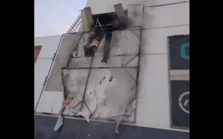 Во время артобстрела Киева под удар попал ТРЦ Lavina Mall: фото и видео
