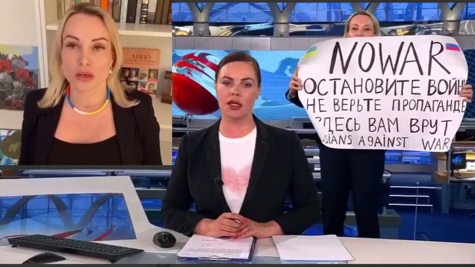 Редактор «Первого канала», которая вышла с плакатом «нет войне» объяснила свою акцию, ВИДЕО