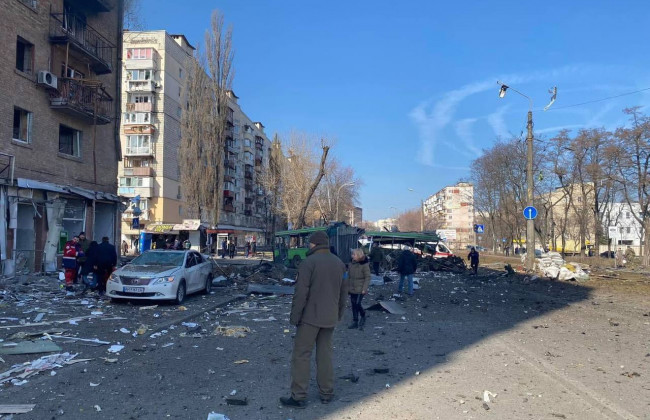 Остатки сбитой ракеты упали в районе Куреневки в Киеве, — Сергей Лещенко