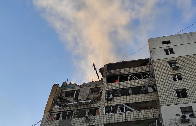 Внаслідок ворожого обстрілу у Києві стався обвал у житловому будинку, — ДСНС