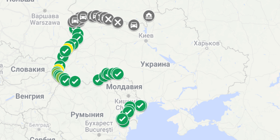 Яка ситуація із чергами на виїзд з України на кордоні із сусідніми державами