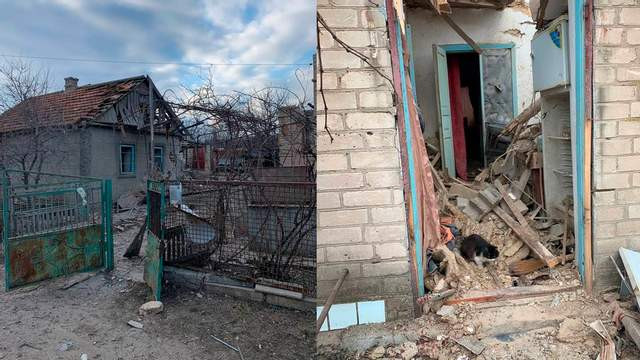 Оккупанты обстреляли поселок в Запорожской области: фото огромной воронки