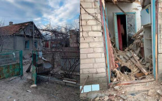 Оккупанты обстреляли поселок в Запорожской области: фото огромной воронки