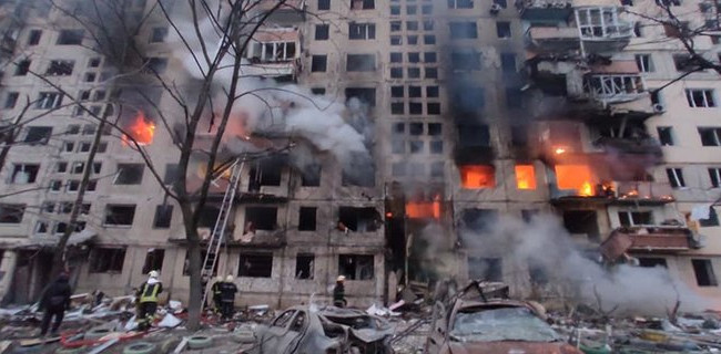 Жилые районы Киева хаотично обстреливают, — КГГА