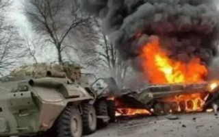 ВСУ разгромили вражескую колонну техники