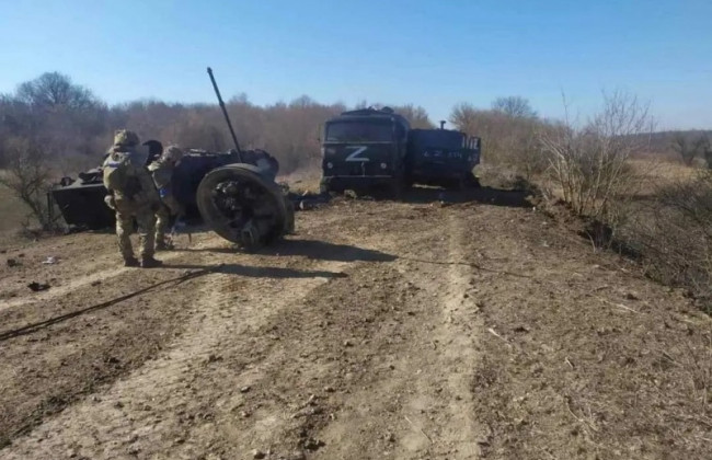 Под Сумами уничтожили очередную колонну оккупантов