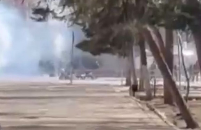 Оккупанты со стрельбой и взрывами разогнали митинг в Херсоне, видео