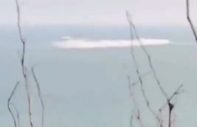 Украинские защитники эффектно уничтожили катер оккупантов «Раптор», видео