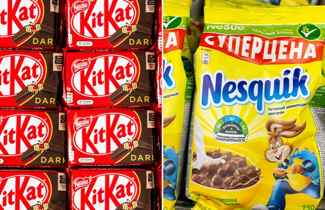 Nestle уберет бренды KitKat и Nesquik из рынка РФ