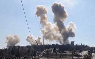 В Ізюмі окупанти знищили телевежу: фото