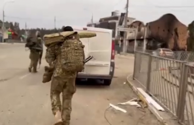 Под Киевом украинские защитники продолжают зачистку: видео