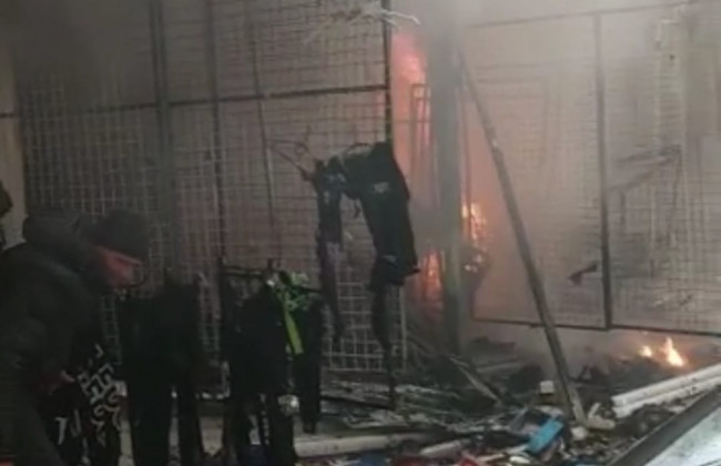 В Харькове рынок «Барабашово» снова попал под обстрелы