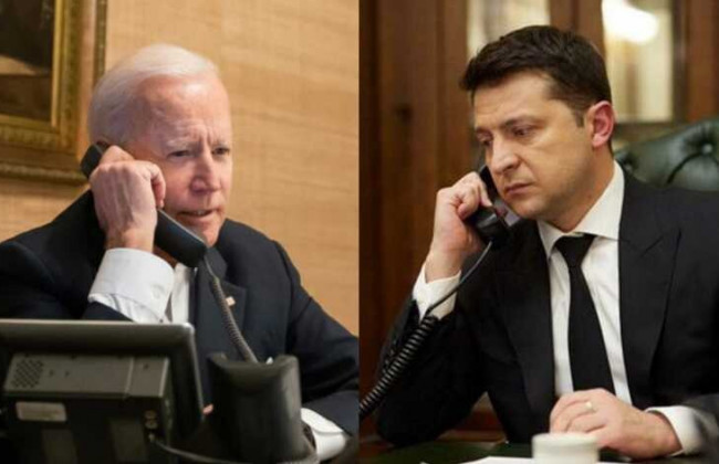 Байден и Зеленский сегодня проведут телефонный разговор