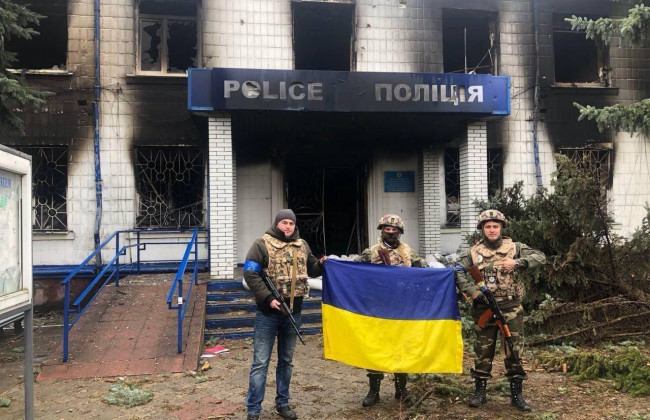 Українські військові звільнили Бородянку на Київщині