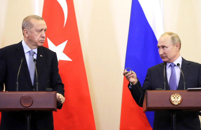 Путин и Эрдоган проведут телефонные переговоры 1 апреля