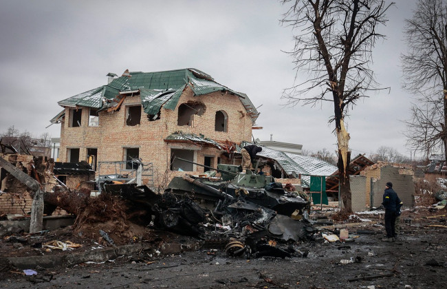 В Гостомель возвращаться опасно: поселок остается в зоне вражеских обстрелов