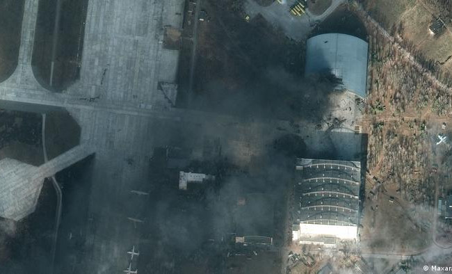 Как выглядит Гостомель с высоты: жуткие кадры